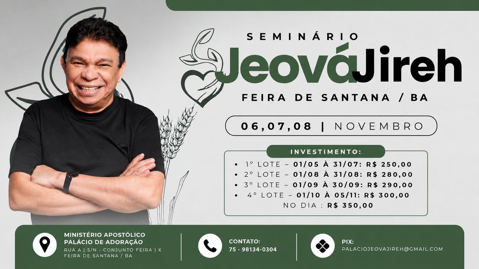Banner Seminário Jeová Jireh